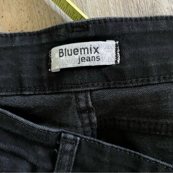 Blumix jeans  black denim 5 pocket Capri sz 20 - Picture 11 of 11